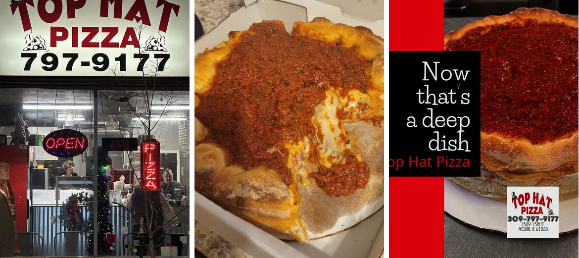 TOP HAT PIZZA Menu