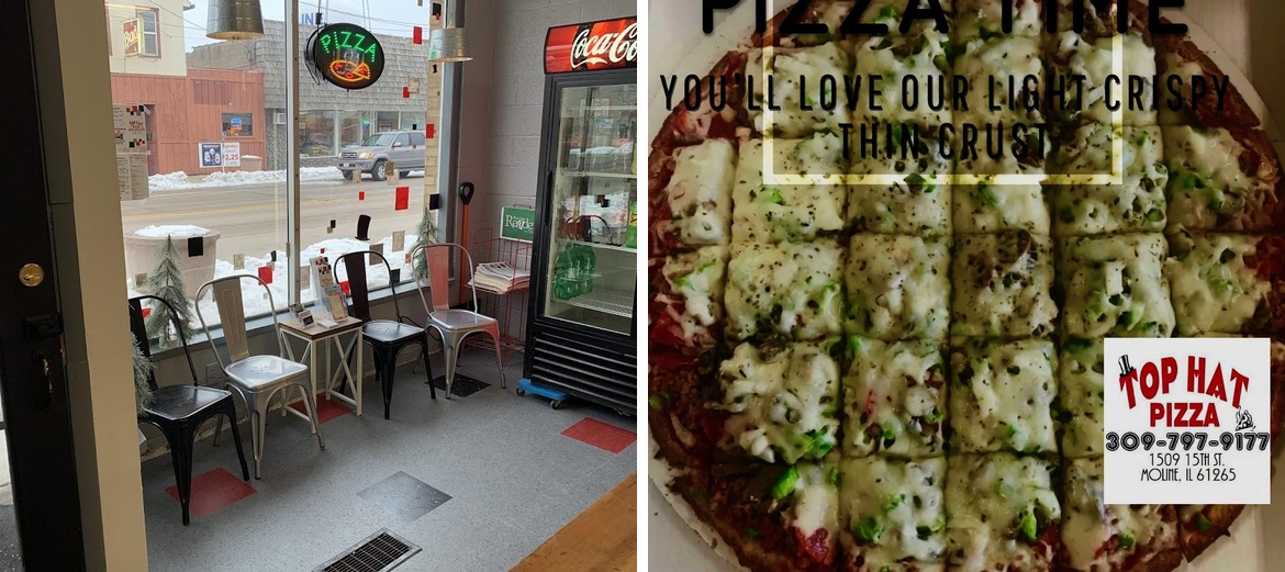 TOP HAT PIZZA Menu