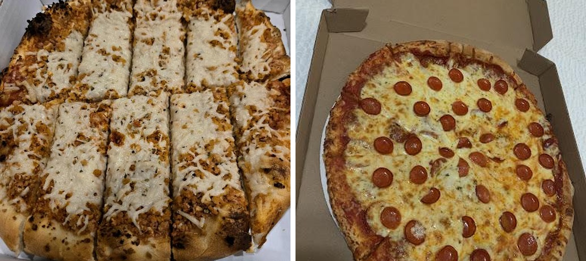 TOP HAT PIZZA Menu